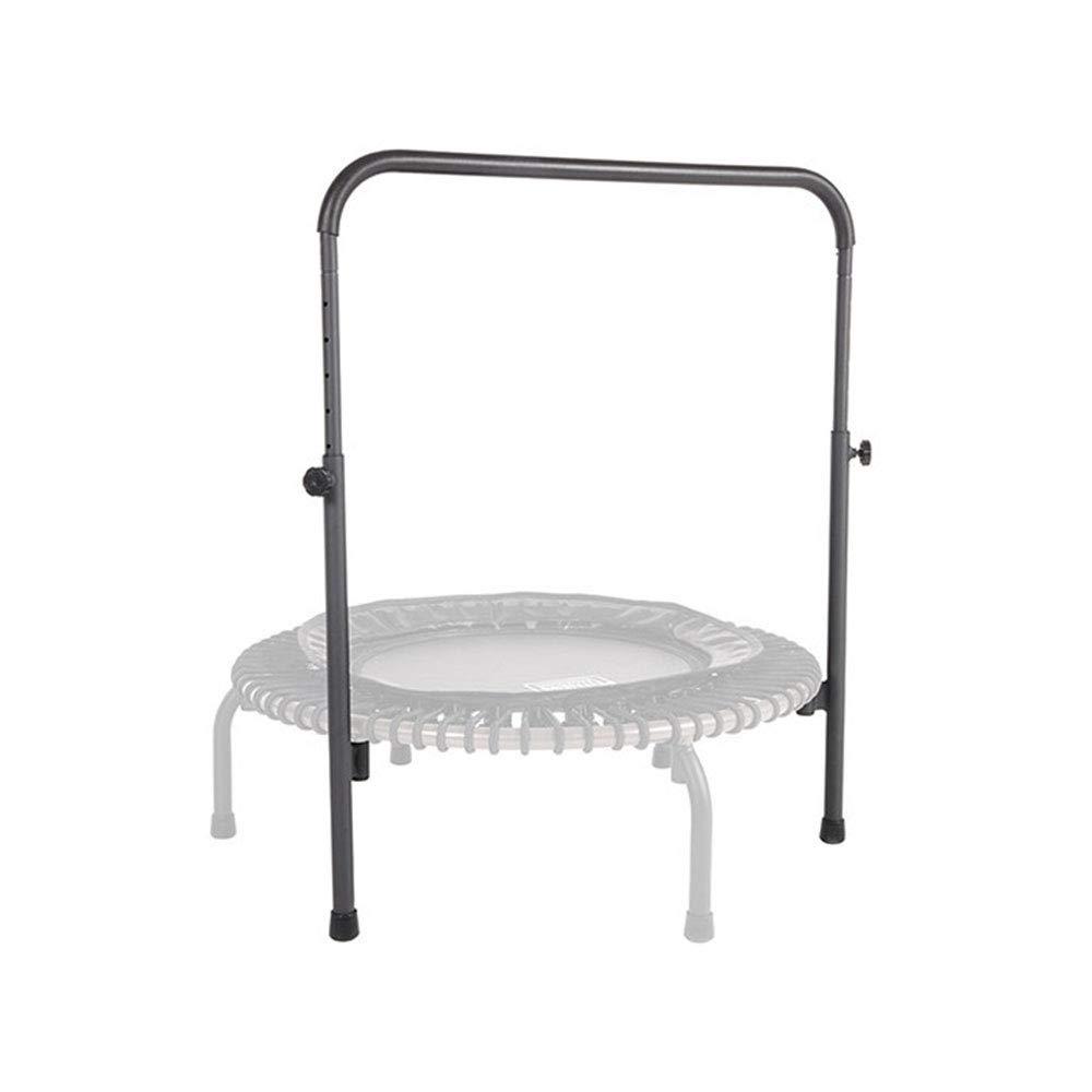 JumpSport 220 In Home Cardio Fitness Rebounder - Mini Trampoline with Handle Bar Accessory, Premium Bungees and Workout DVD