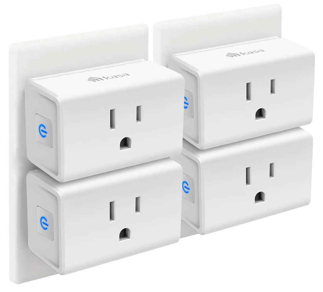TP-Link Kasa Smart EP10P4 Kasa Smart Plug Mini 15A 4-Pack