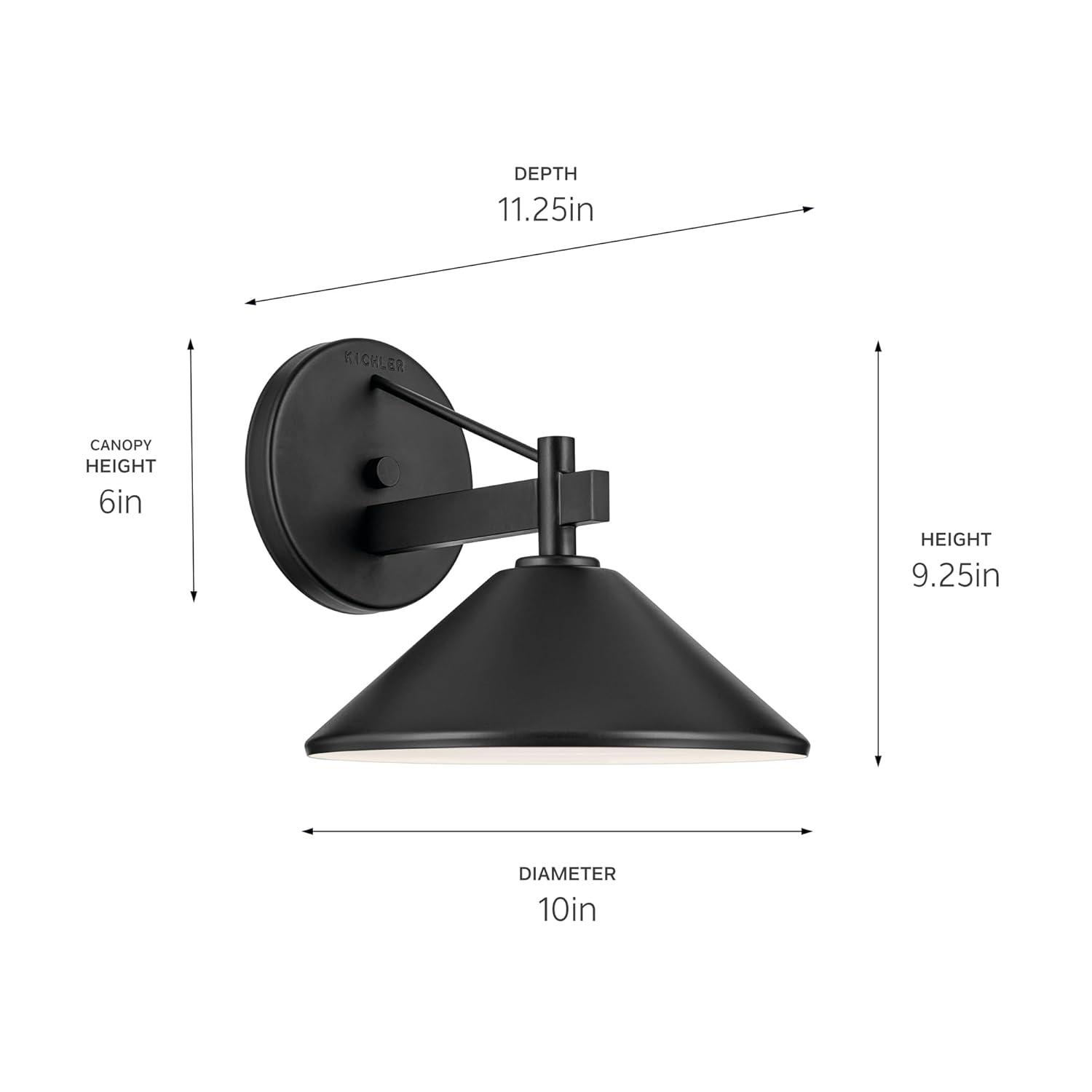 Kichler Lighting - Ripley - 1 Light Outdoor Wall Mount In Mission Style-9.25