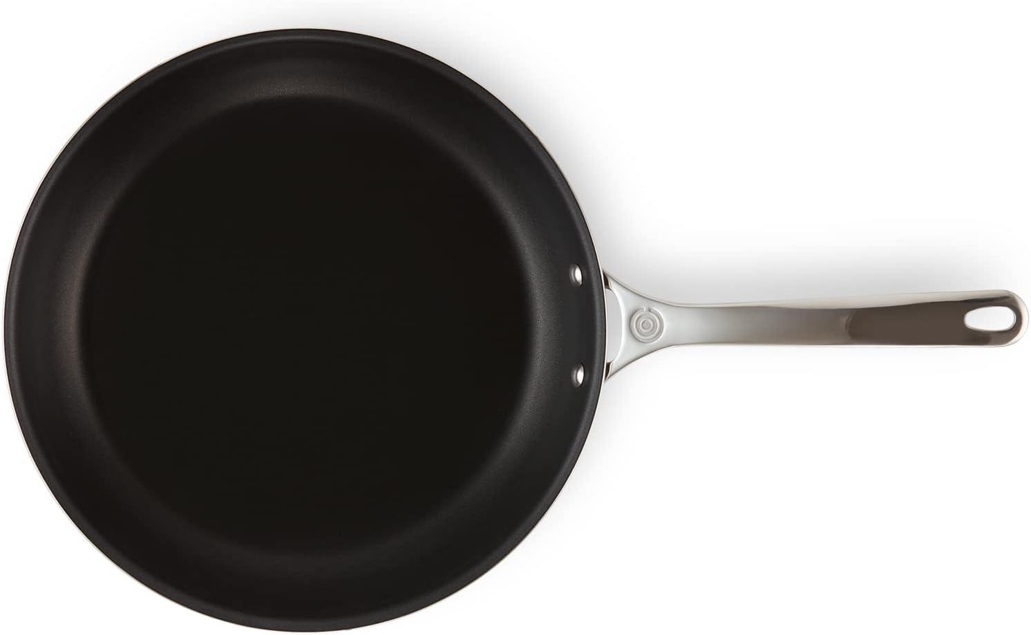 12" Stainless Steel Nonstick Fry Pan with Ceramic Coating