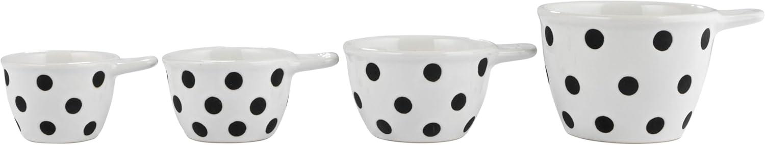 Creative Co-Op Creative Co-Op Melange 4 -Piece Ceramic Measuring Cup Set