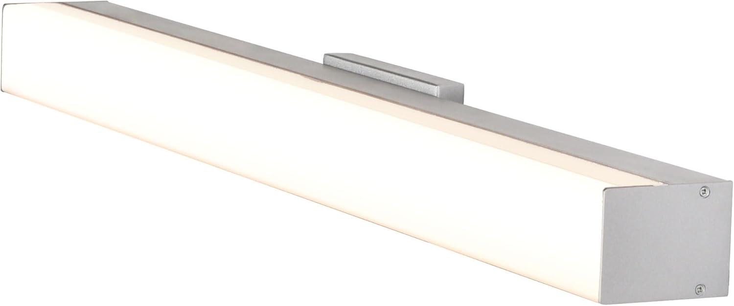 Sleek Procyon 24" Silver Dimmable LED Bathroom Vanity Light