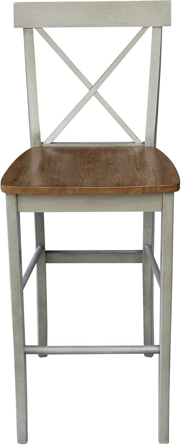 30" X Back Barstool - International Concepts