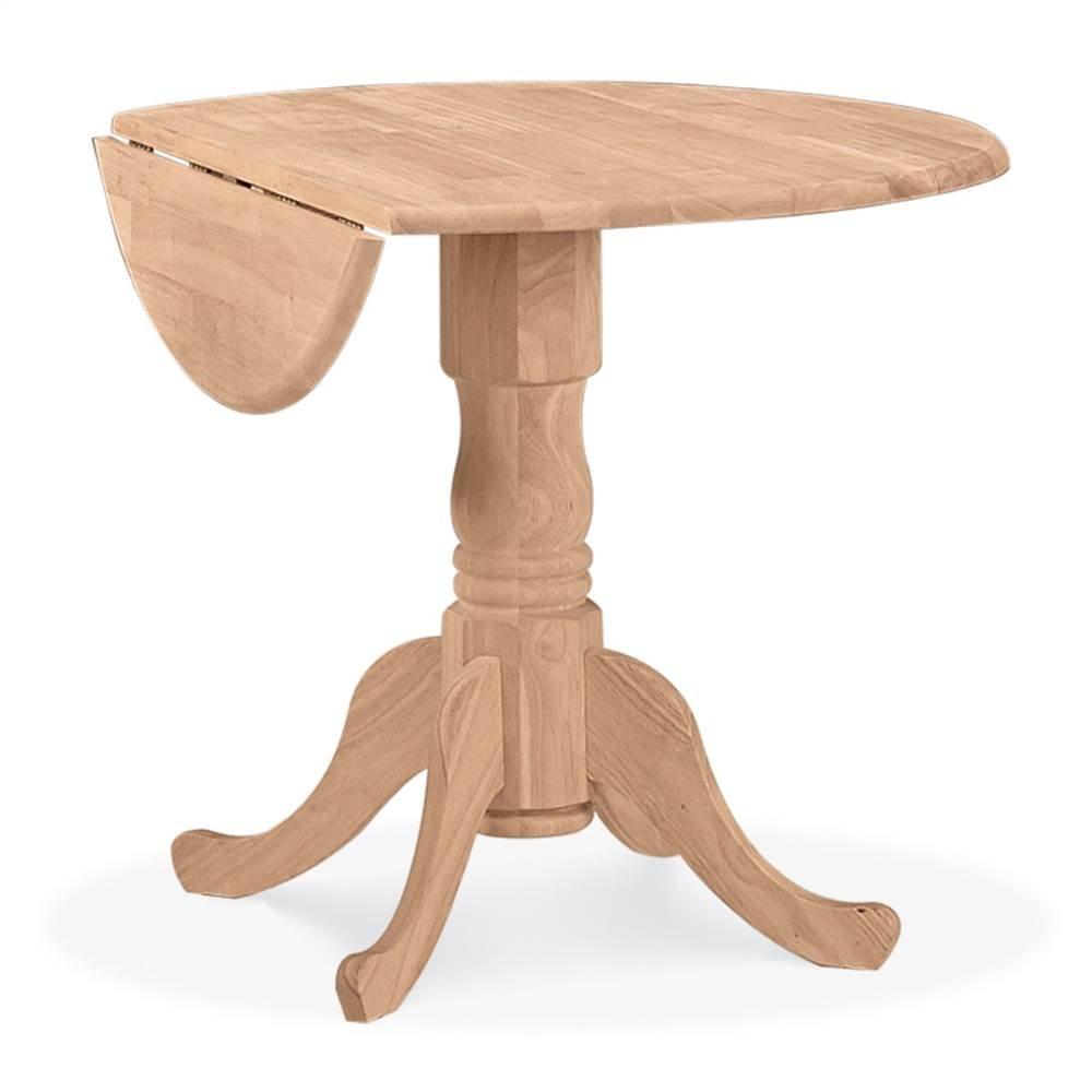 International Concepts Dual Drop Leaf Table - 36", Unfinished