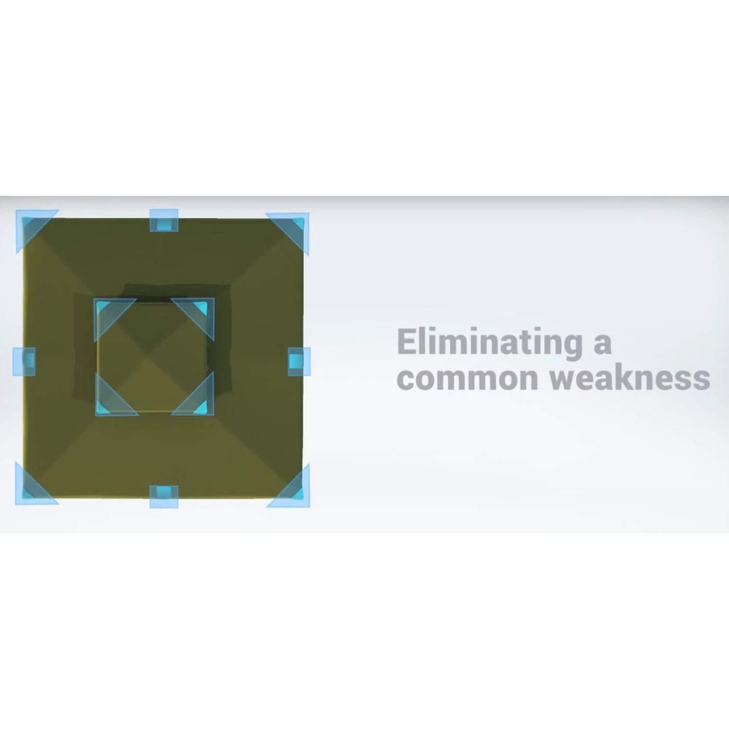 Garden Winds Garden Winds Gray Fabric Replacement Canopy for Gazebo