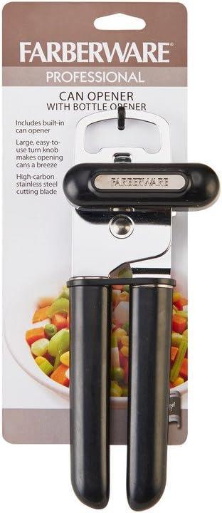 Farberware Professional Can Opener with Built-in Bottle Opener