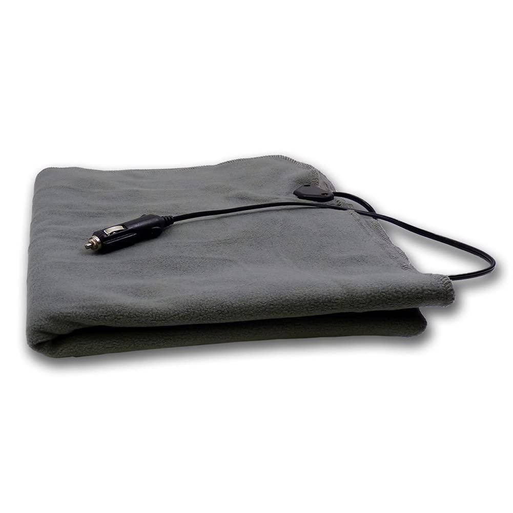 Schumacher Electric Heated Polar Fleece Lap Blanket, SA877, 64 Inch Cord, for Emergencies, Road Trips, Camping, and Tailgating, Plugs into 12 Volt DC Accessory Outlet