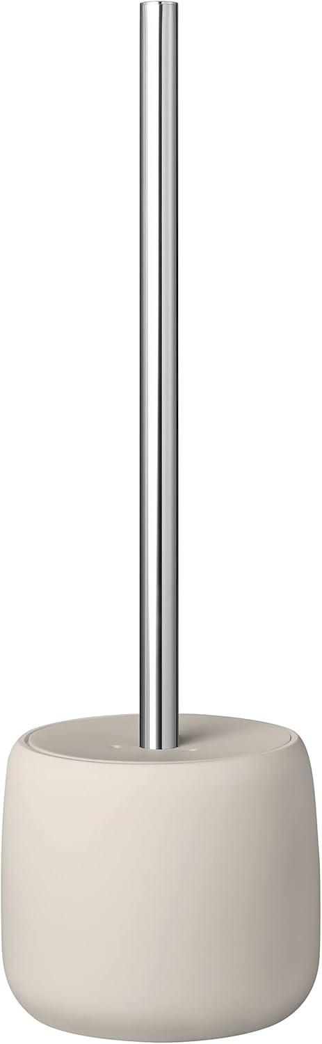Blomus SONO Moonbeam Cream Decorative Toilet Plunger and Holder