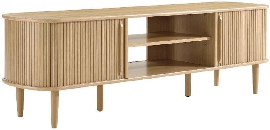 Contour 63" Wood TV Stand