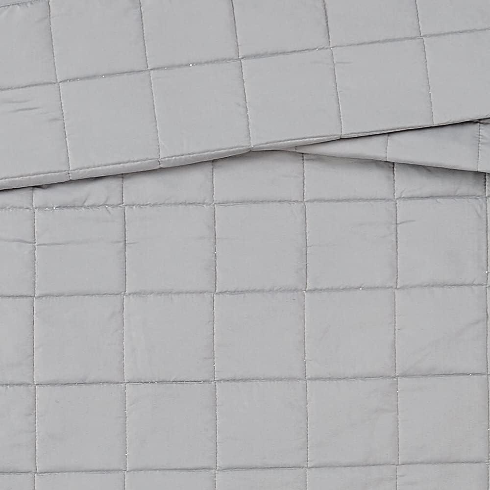 London Fog Garment Wash Solid Quilt Set