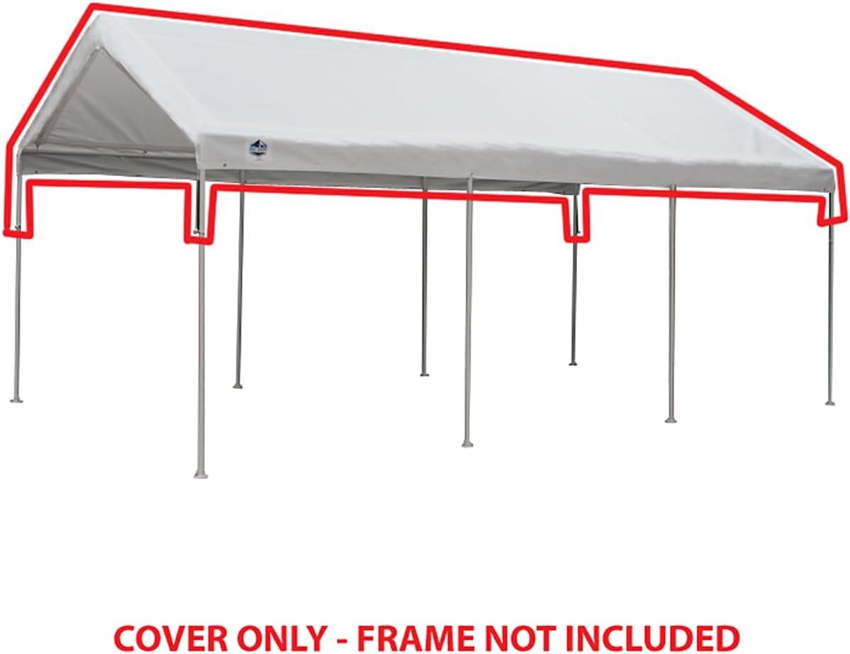 White Polyethylene 10' x 20' Replacement Canopy Cover