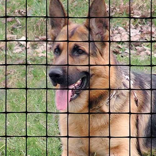 Tenax Black 5' x 100' UV-Resistant Plastic Pet Fence