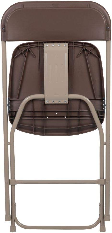 Flash Furniture Hercules Series Plastic Folding Chair - 2 Pack 650LB Weight Capacity