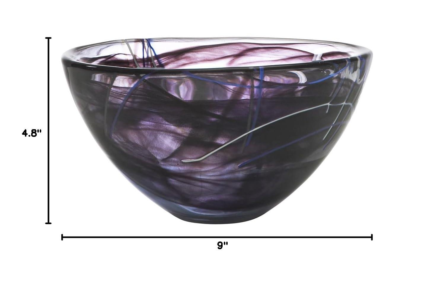 Kosta Boda Kosta Boda Contrast Glass Serving Bowl