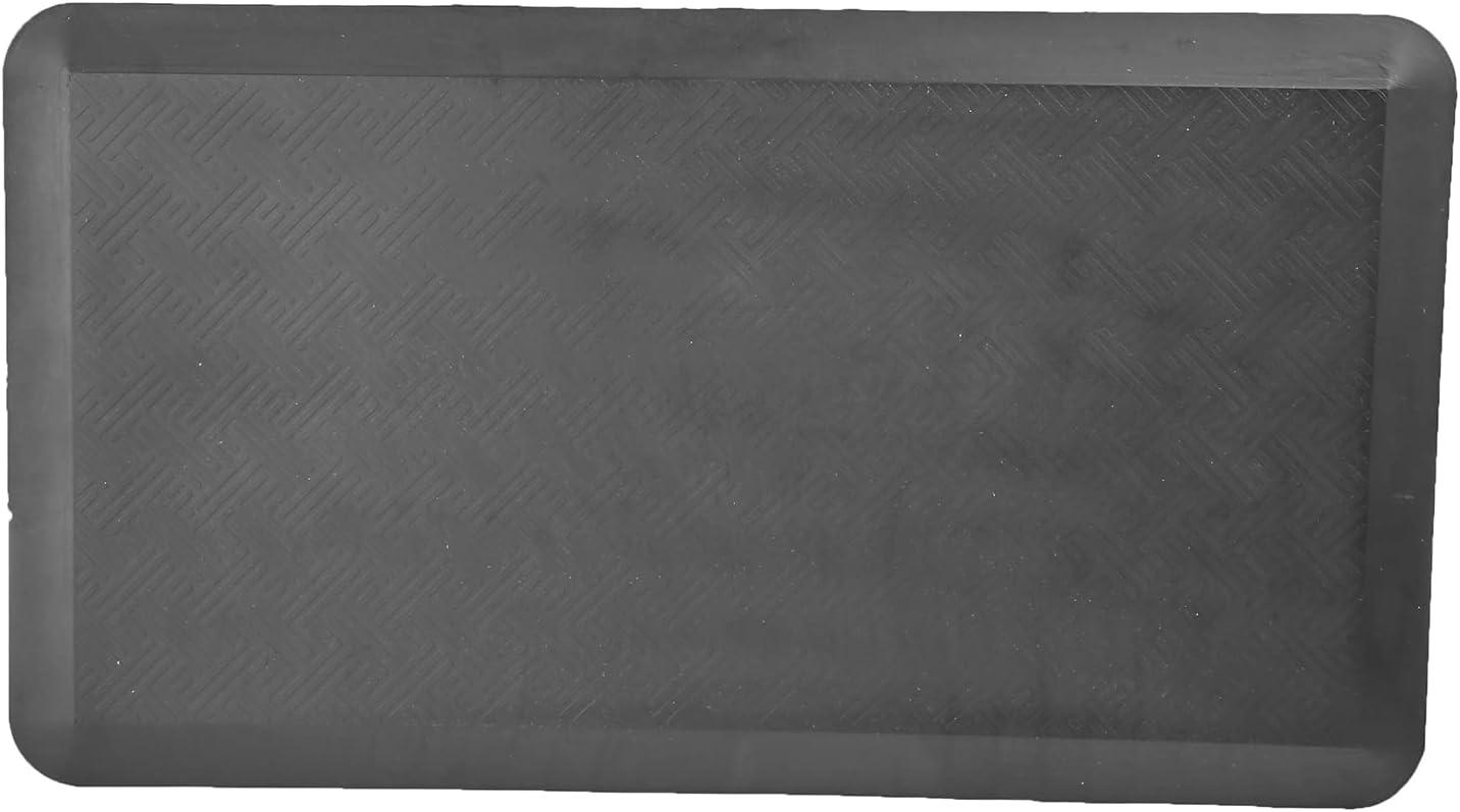 Mind Reader Mind Reader Anti Fatigue Kitchen Mat, Standing Desk Mat, Cushioned Mat, Office, Kitchen, Rubber, 39.5 x 20.25 x 0.75