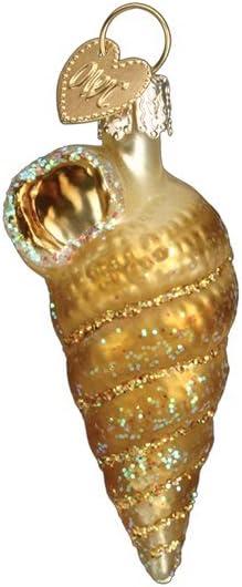 Old World Christmas Assorted Sea Shell Set Glass Blown Ornament