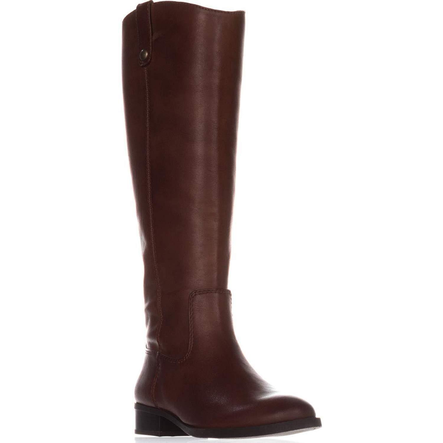 INC Womens Brown Zip-Up Boots 5 M
