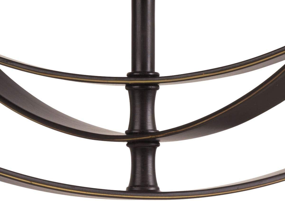 Progress Lighting Equinox 4-Light Foyer Pendant, Steel, Antique Bronze, No Shade