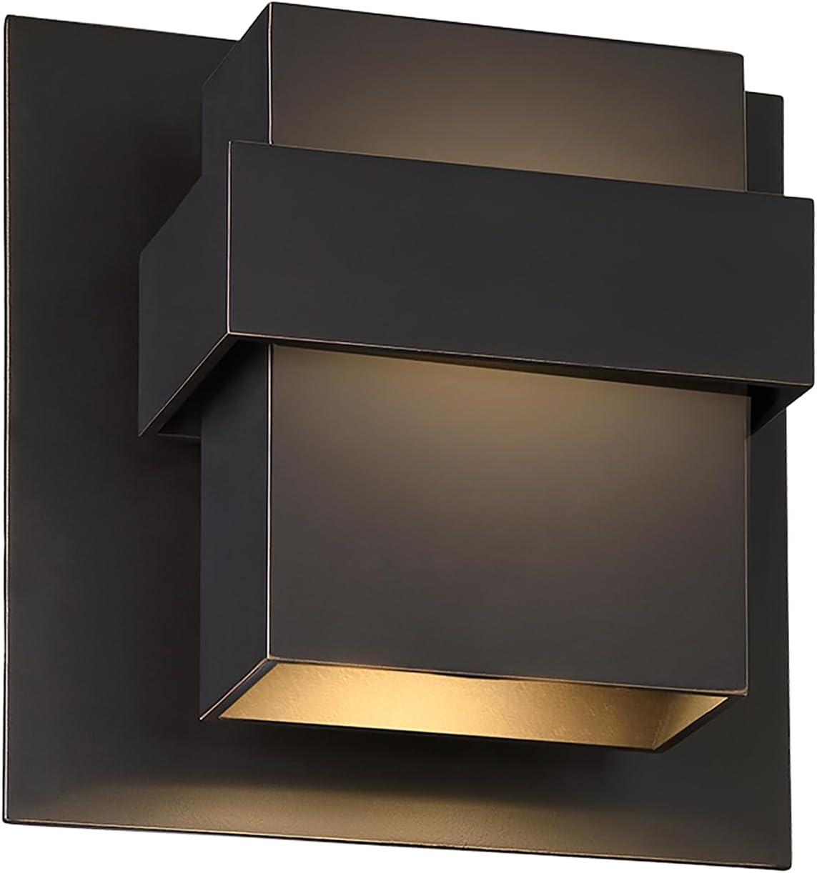 Pandora Oil Rubbed Bronze 9" LED Outdoor Wall Light