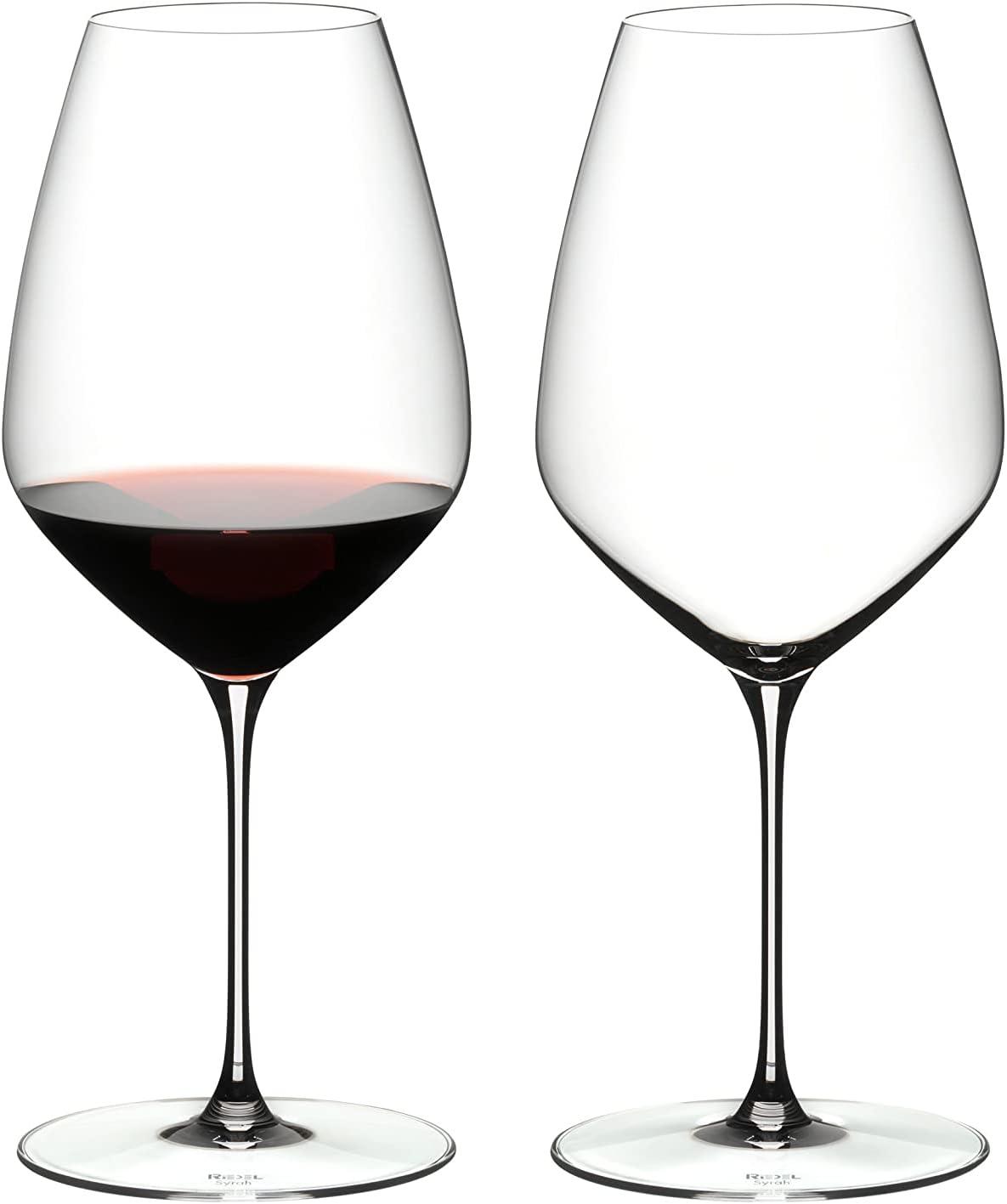 Riedel Veloce Syrah Crystal Wine Glasses, Set of 2