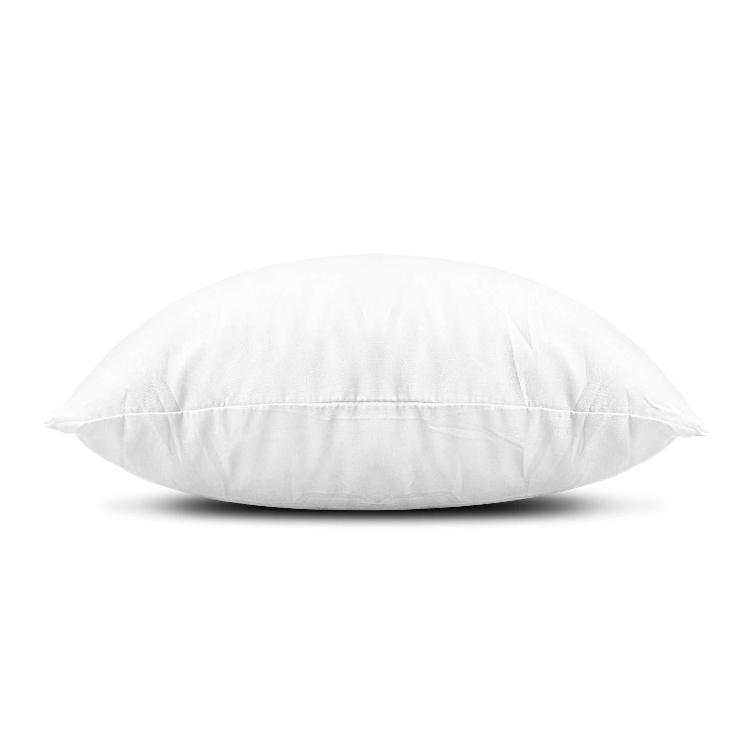 Linjieee Large Throw Pillows for Couch 24x24 2-Piece Non-woven Pillow Core Substitute Polyester Square Pillow Core