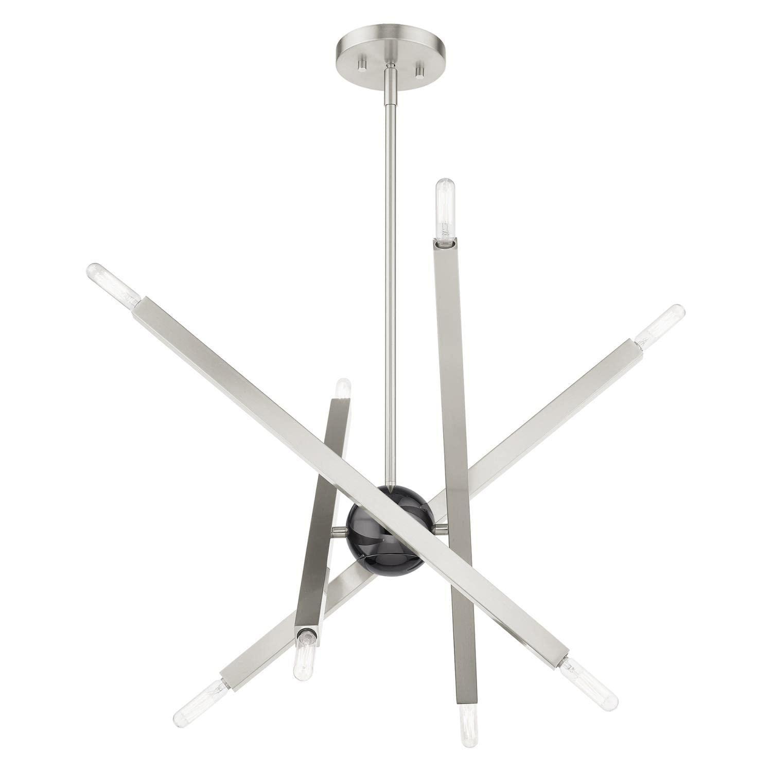 Lydia 8 - Light Dimmable Modern Linear Chandelier