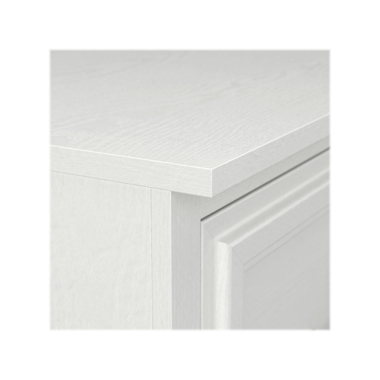 Woodland 40W Shoe Storage Bench with Doors in White Ash - Engineered Wood