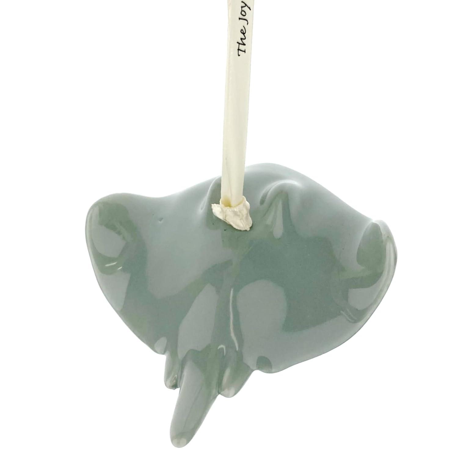 Stingray Ornament – Porcelain Art Hanging Figurine
