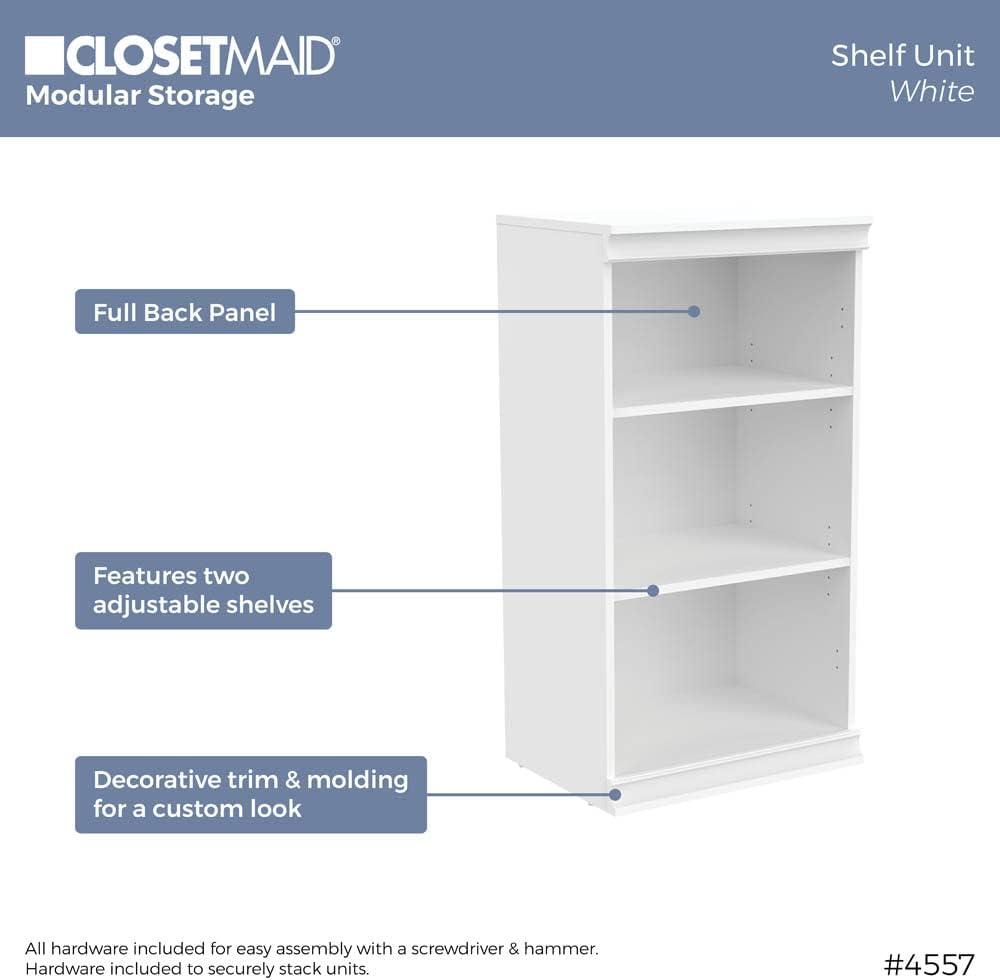 ClosetMaid Modular Closet Stackable Shelf Unit