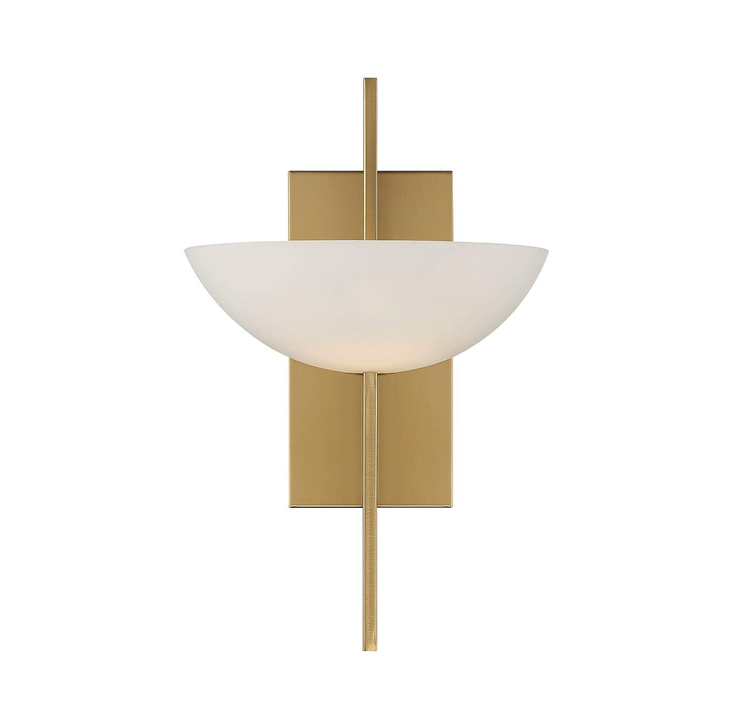 Savoy House Fallon 1 - Light Wall Light in  Warm Brass
