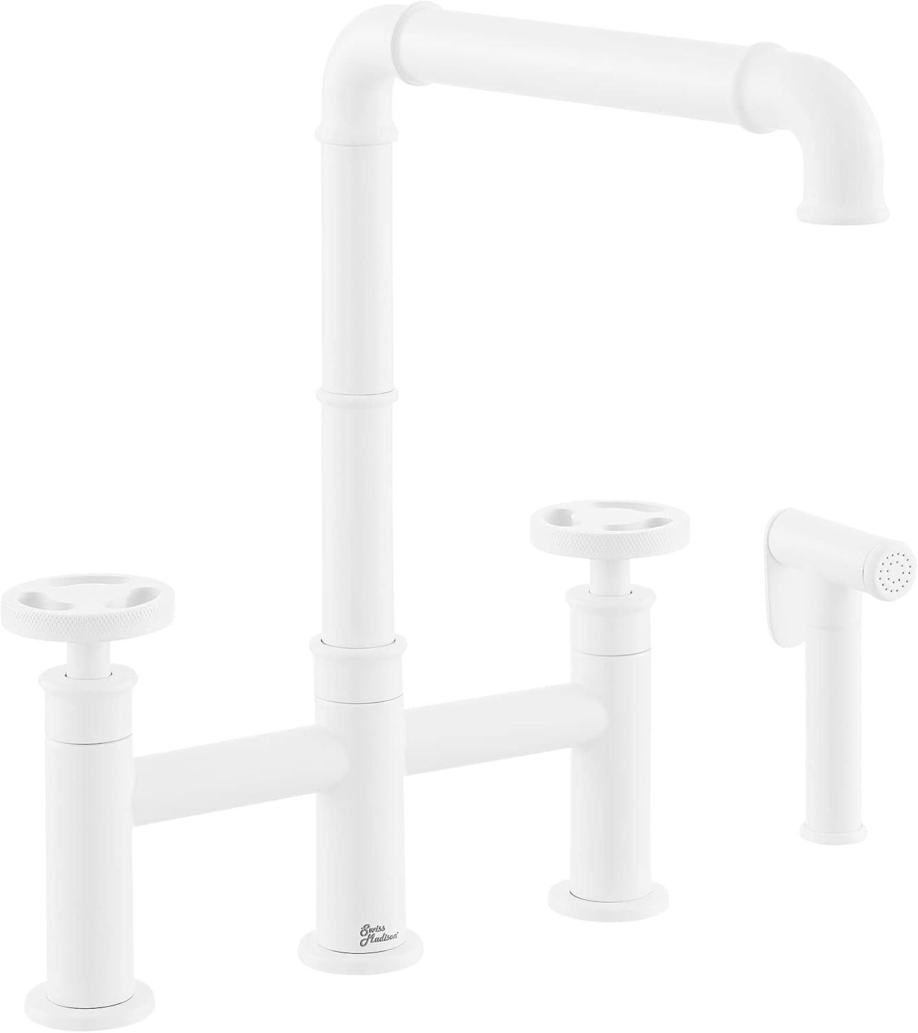 Avallon Pro Widespread Kitchen Faucet with Side Sprayer