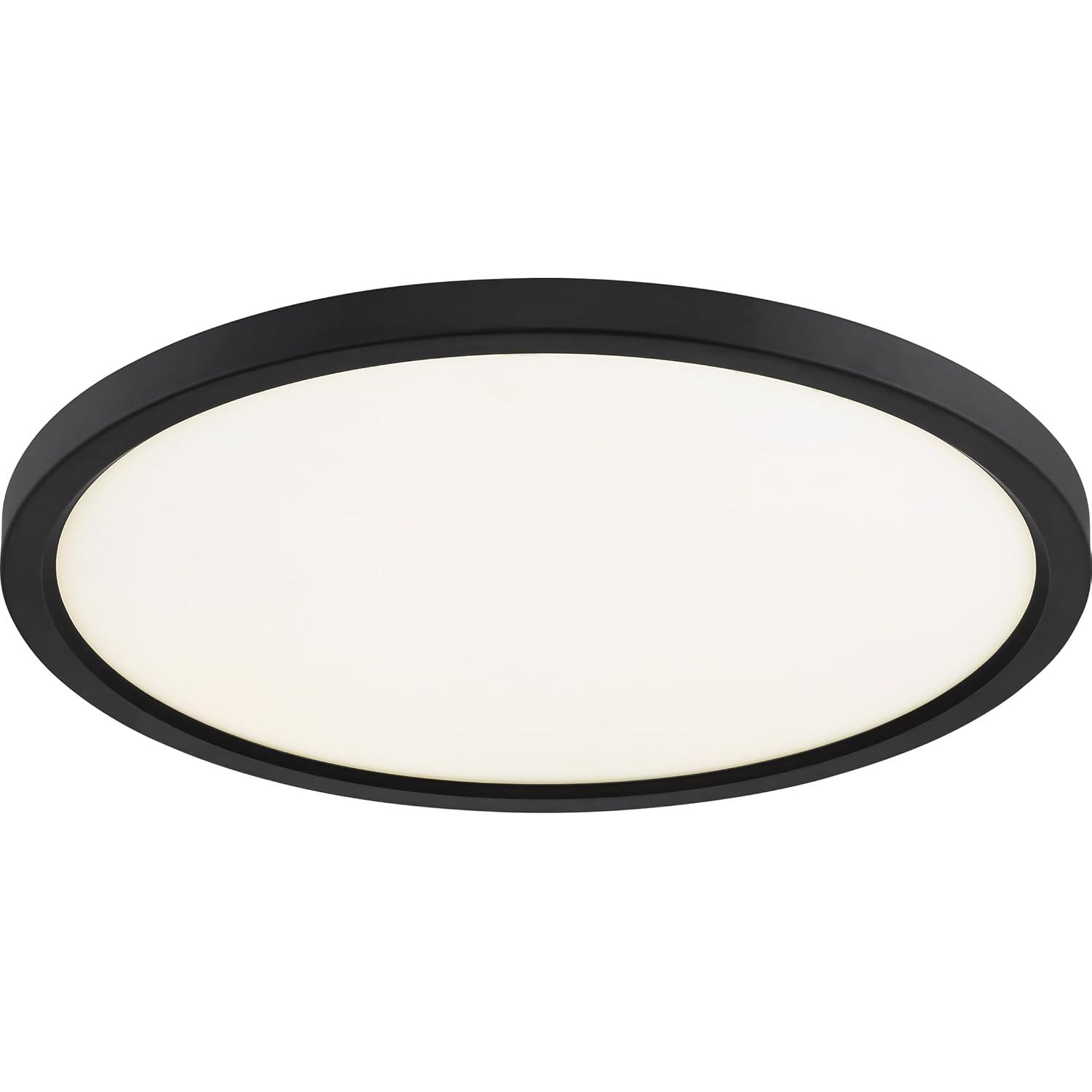 Quoizel Lighting Outskirts 1 - Light Flush Mount in  Oil Rubbed Bronze