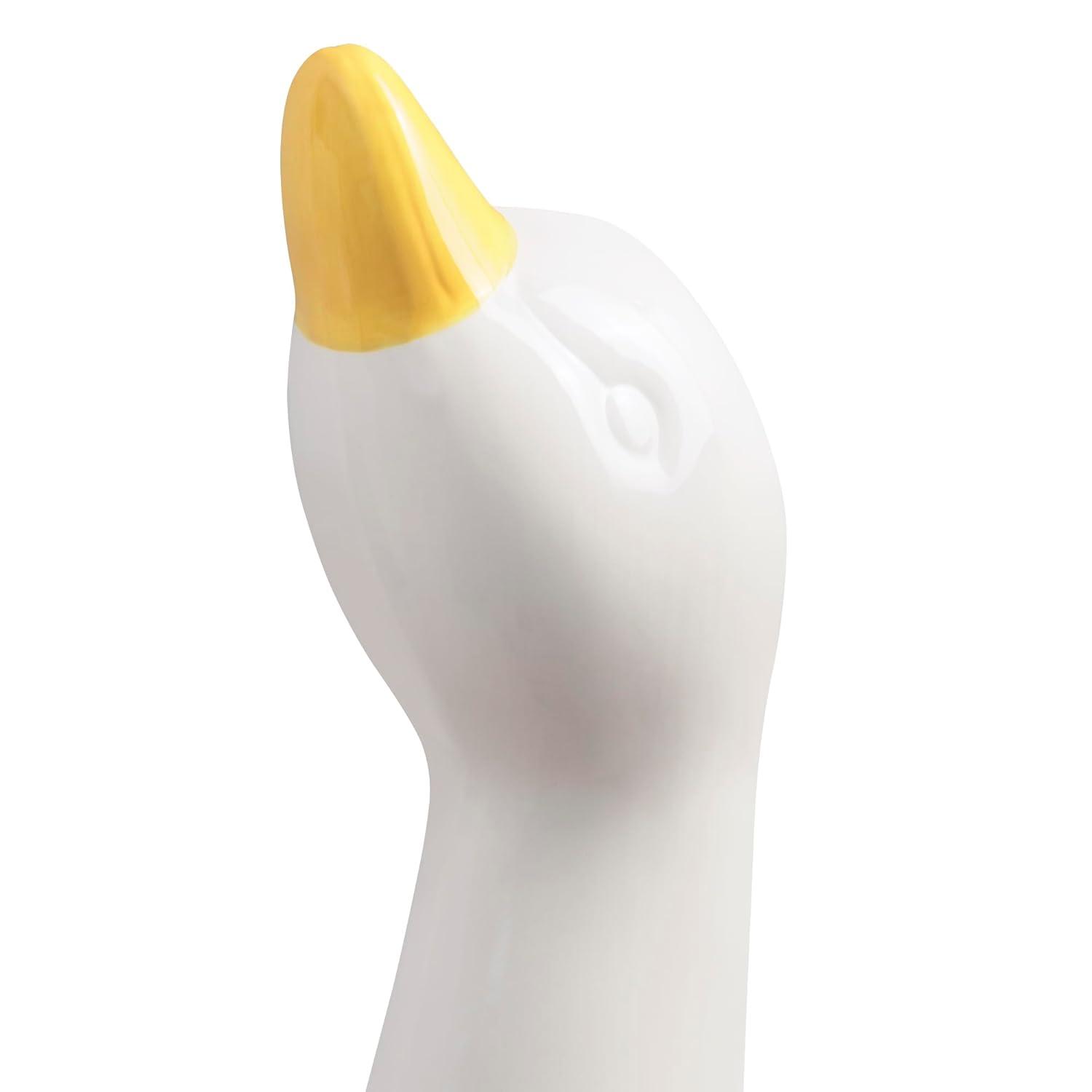 Duck Ceramic Toilet Brush And Holder by Allure Home Creation