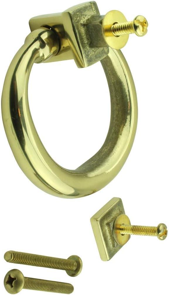 Ring Entry Solid Brass Door Knocker Antique Circular Brass Renovators Supply