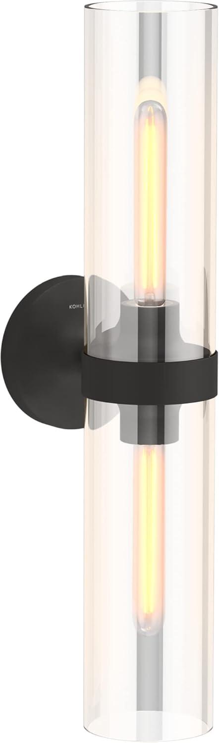 Purist™ 2 Light Indoor Bathroom Vanity Light Fixture, UL Listed