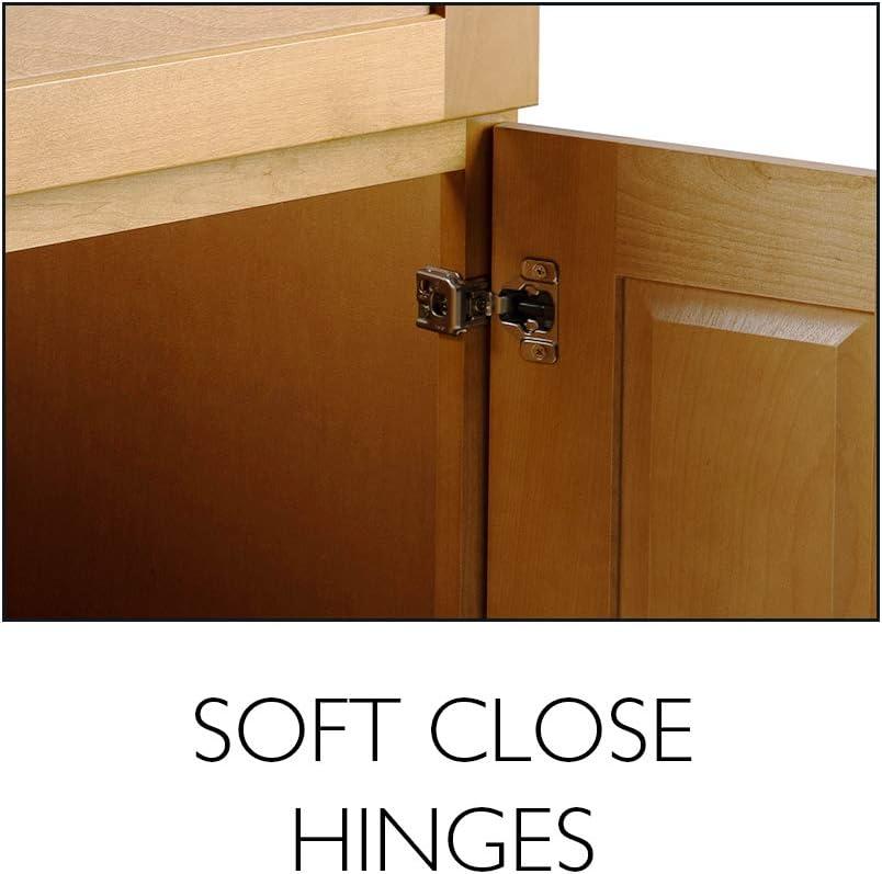 Design House Brookings 24 Inch Bathroom Vanity, Ready to Assemble, Solid Wood, Sherwin Williams – Design House, 587063