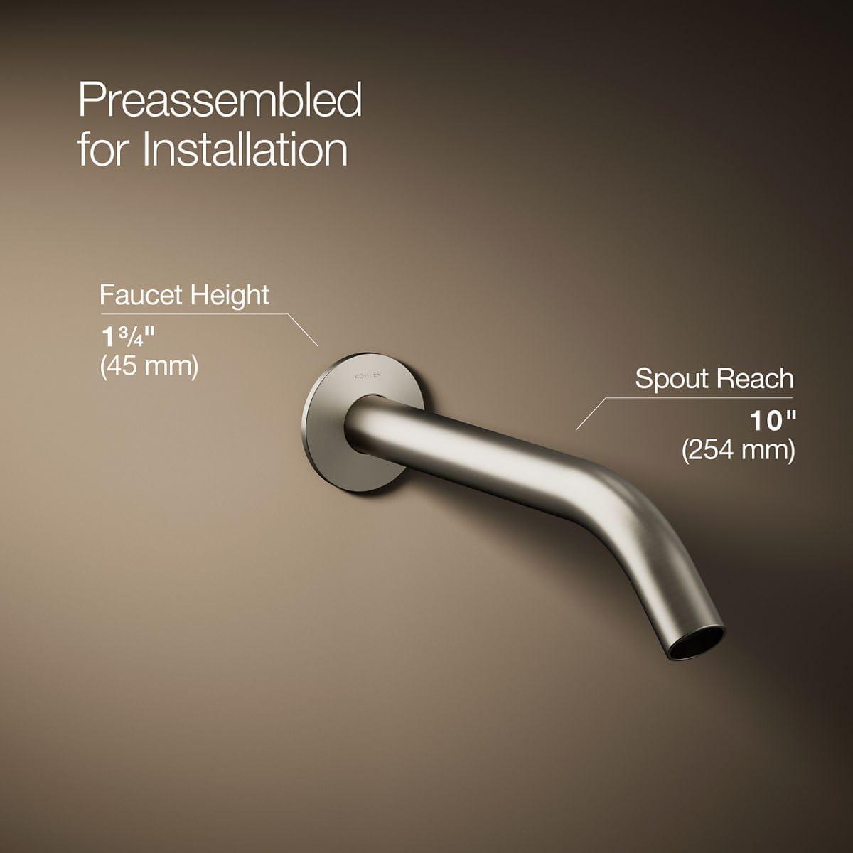 Components Wall-Mount Bathroom Sink Faucet Trim