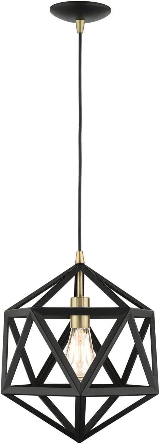 Livex Lighting Geometric 1 - Light Pendant in  Textured Black