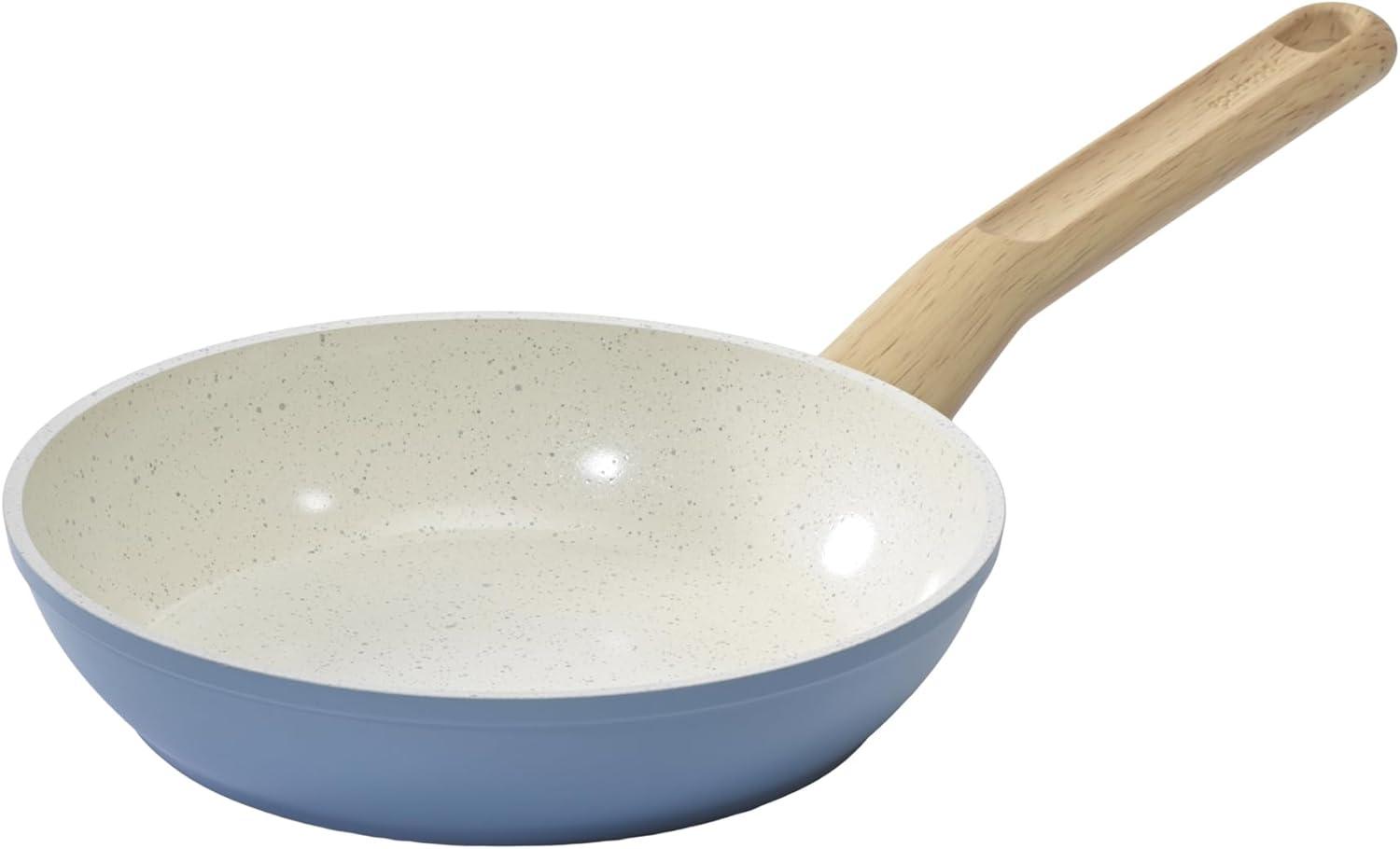 Light Blue 10" Aluminum Ceramic Nonstick Fry Pan