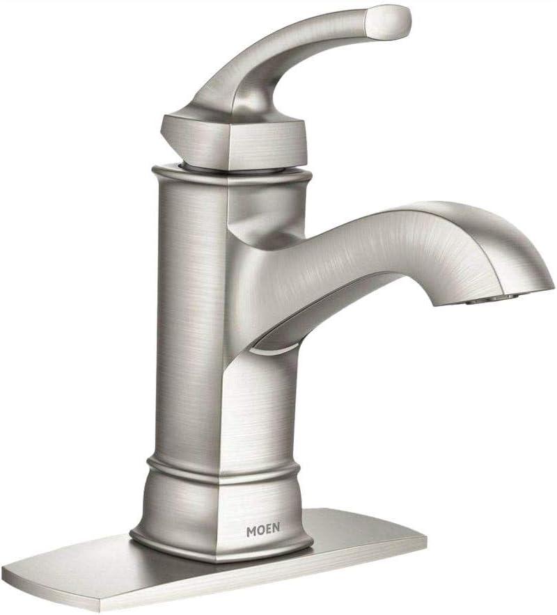 Hensley Brushed Nickel Single Handle Bathroom Faucet