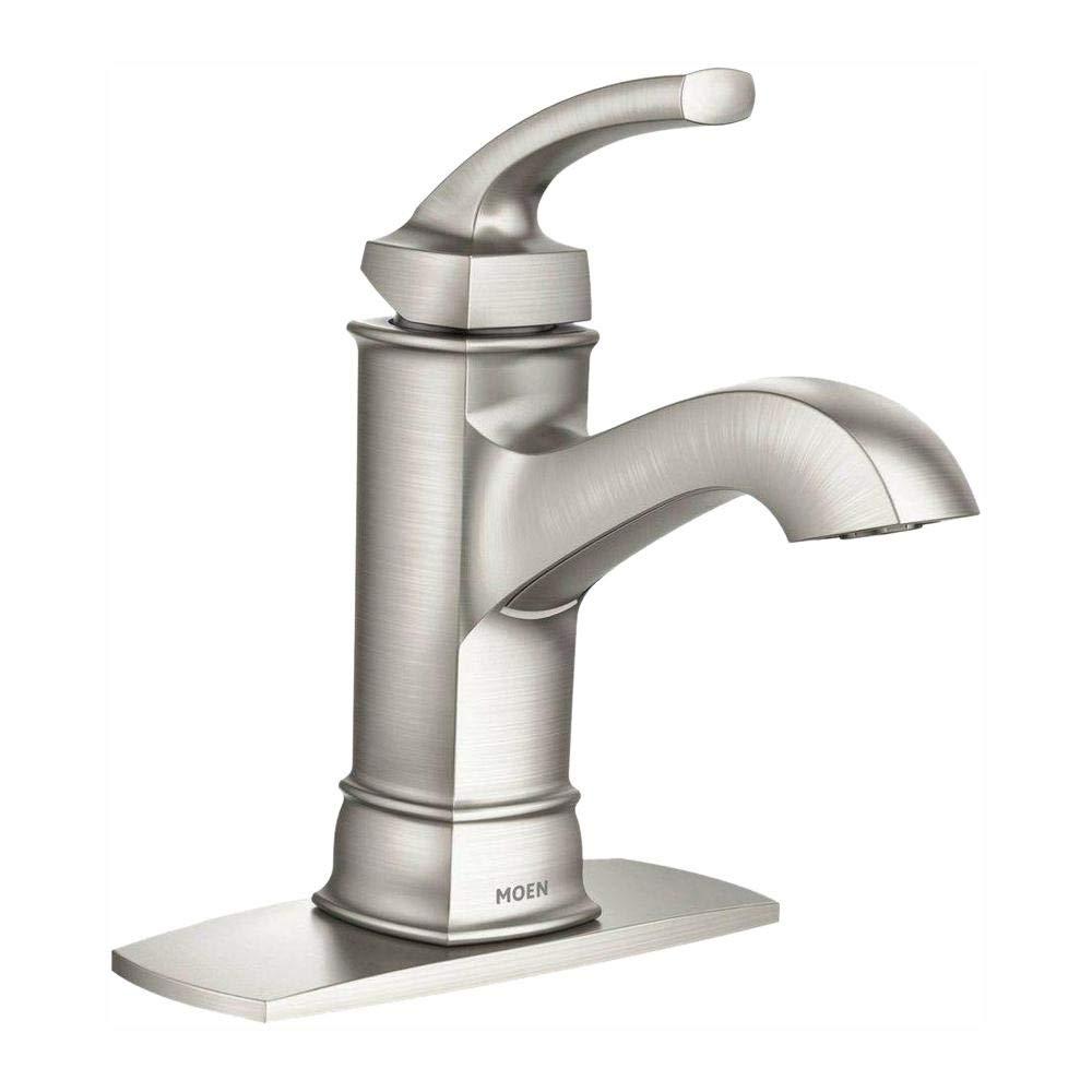 Hensley Brushed Nickel Single Handle Bathroom Faucet