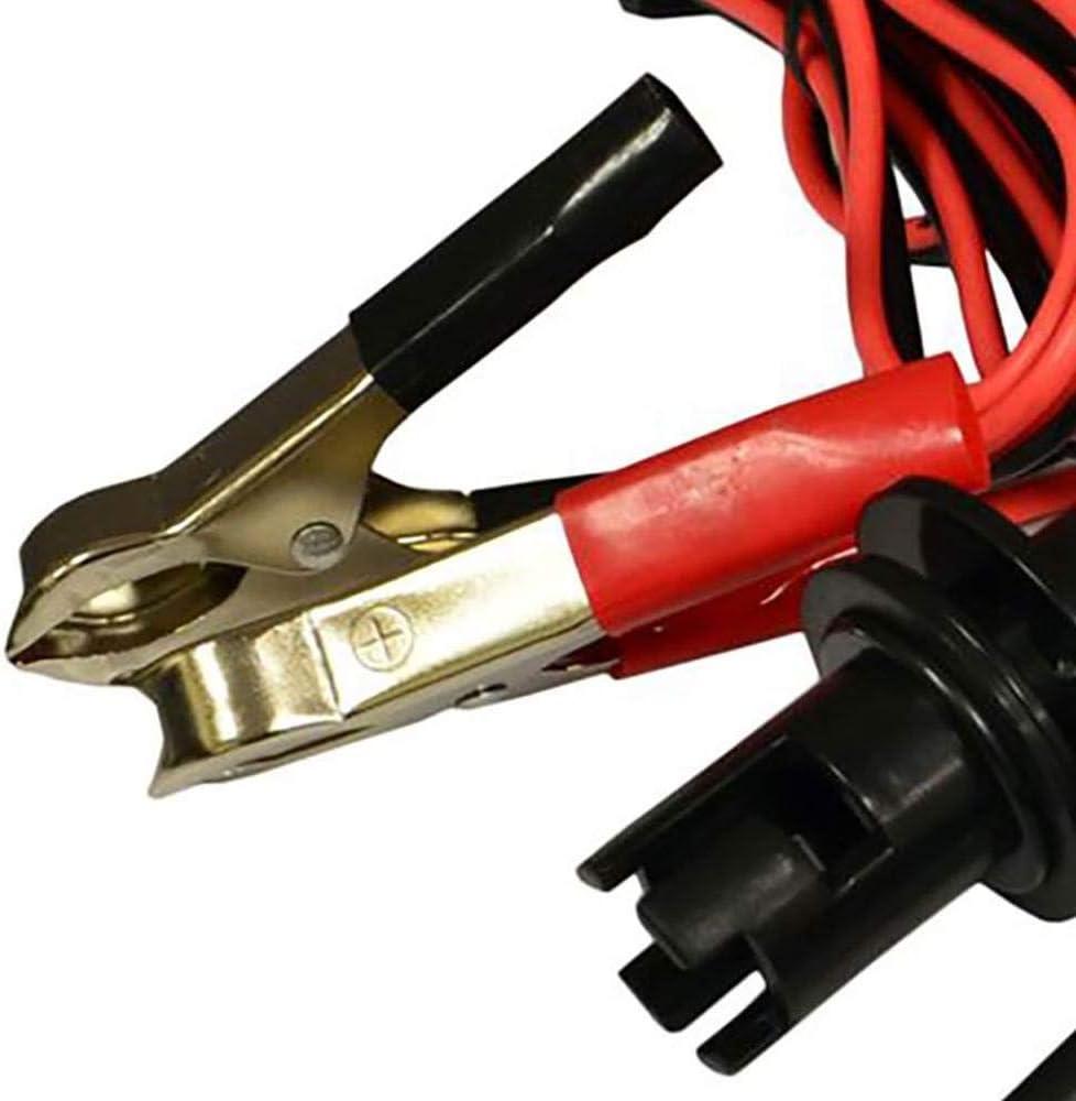 12V Black High Pressure Inflator/Deflator with Alligator Clips