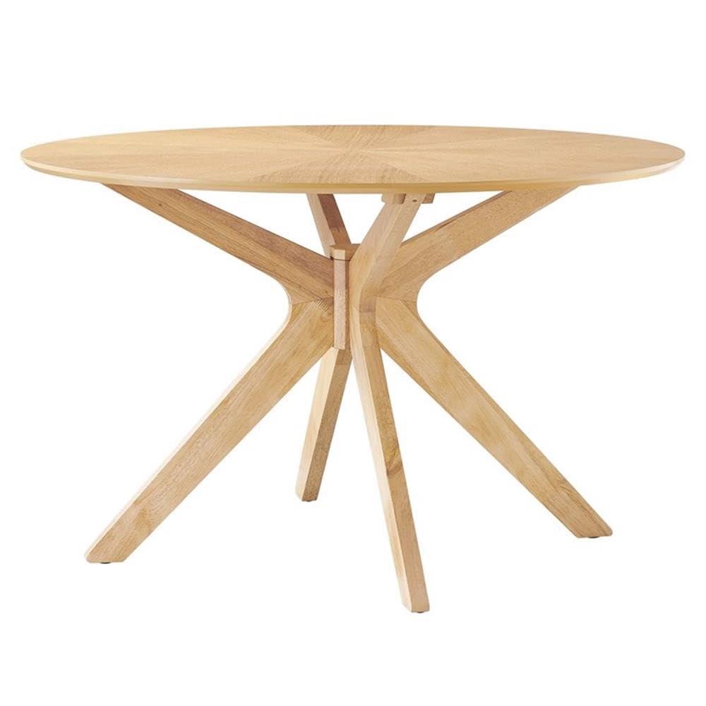 Modway Crossroads 47" Round Wood Dining Table by Modway