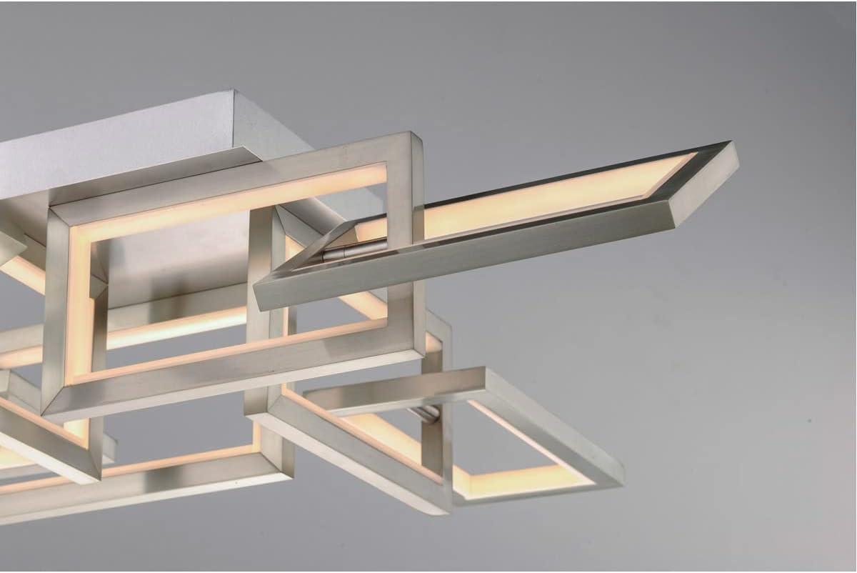 Sataria 8 - Light 29.25" Unique/Statement Geometric LED Flush Mount