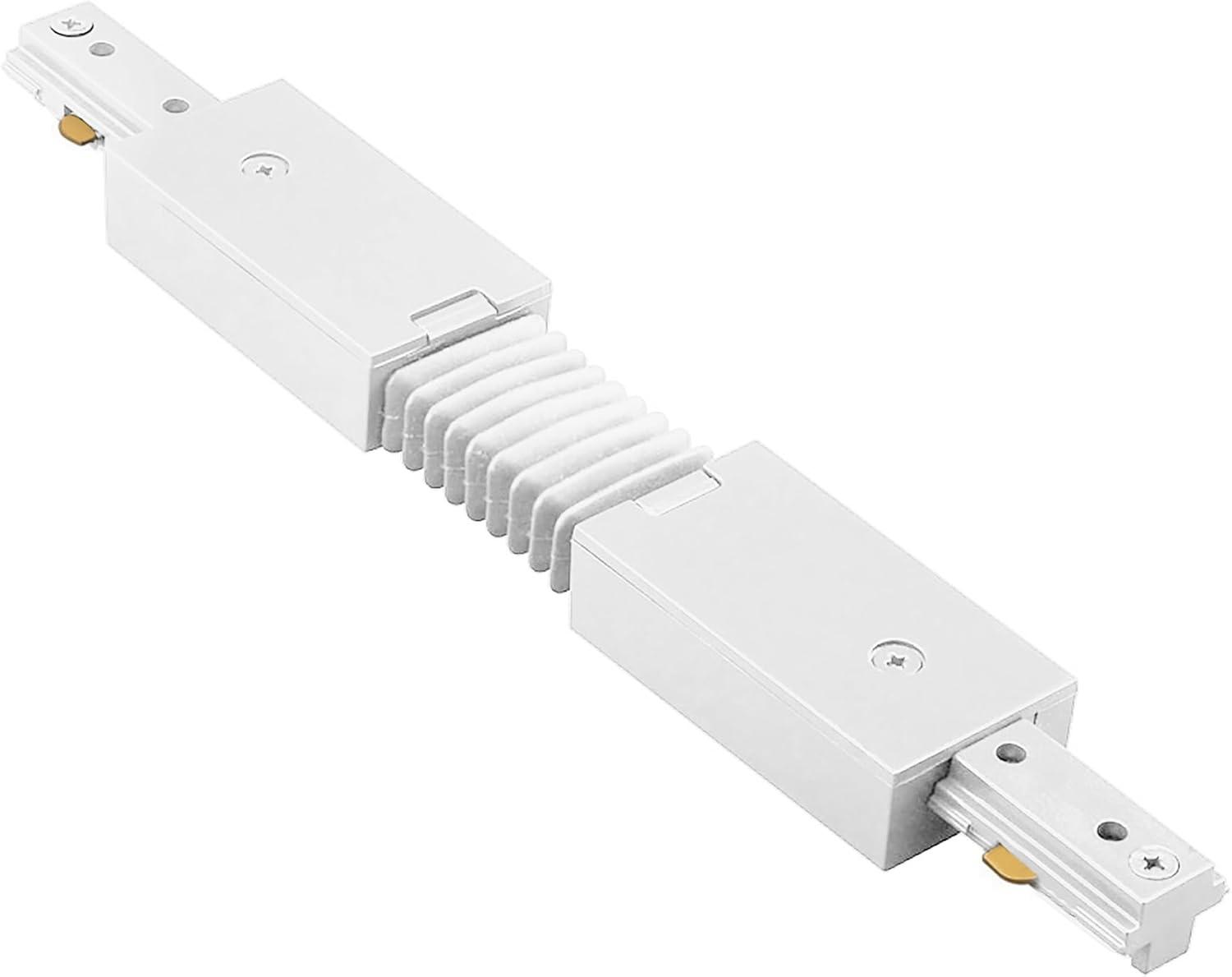 White Adjustable H-Type Track Lighting Connector