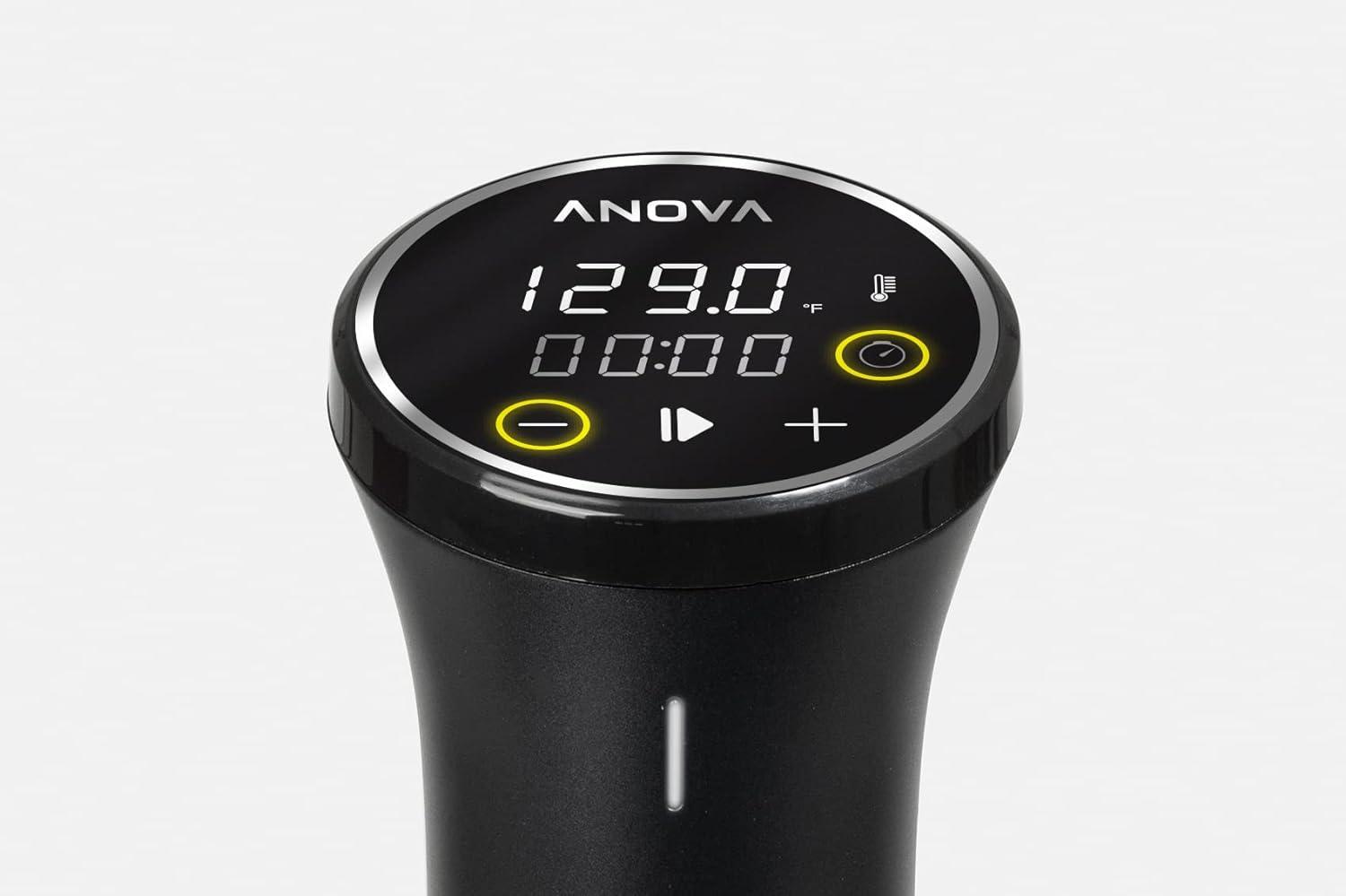 Anova Black and Silver 1100W Sous Vide Immersion Cooker