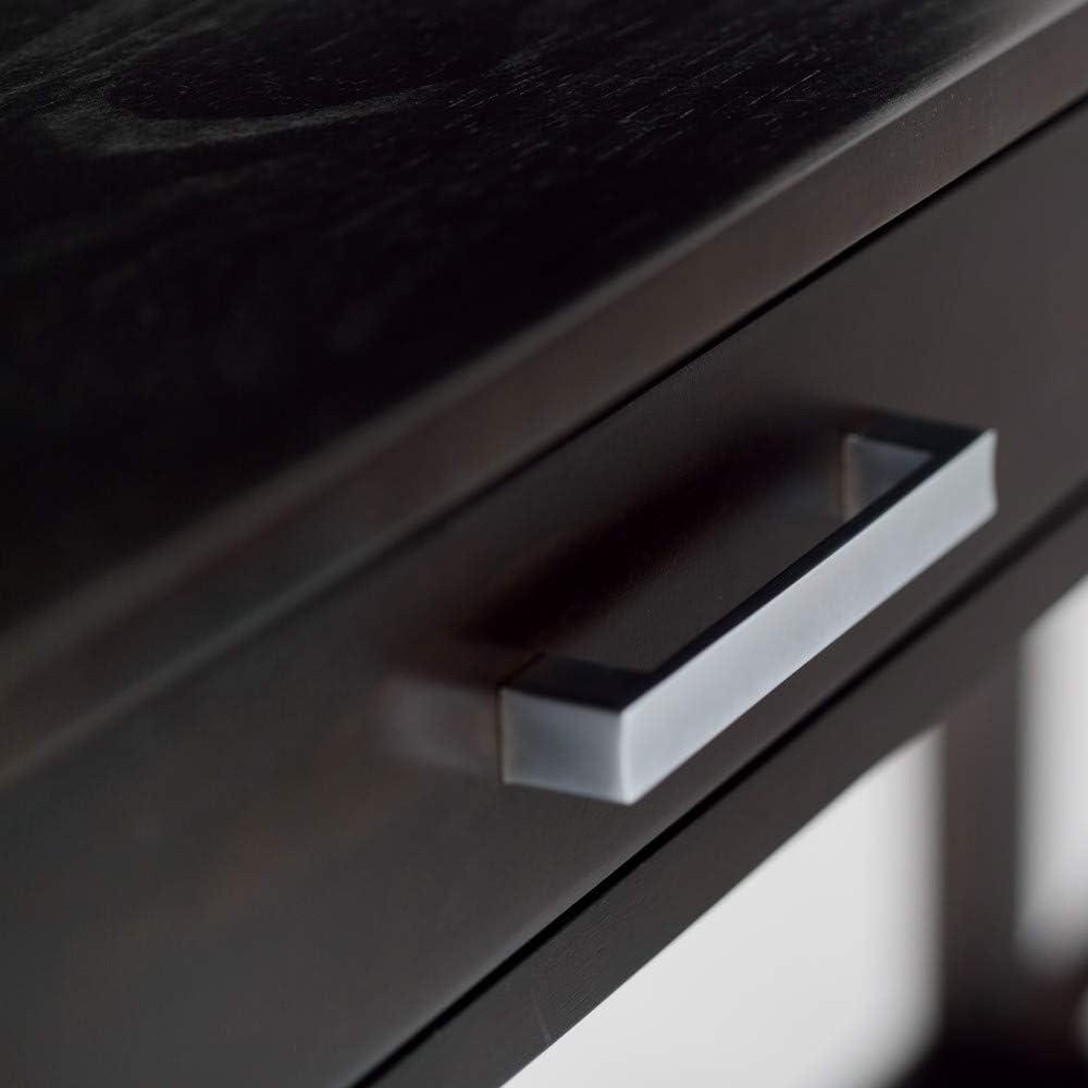 Simpli Home Kitchener 47"W Solid Wood Contemporary Storage Console Table with 2 Drawers and Bottom Storage Shelf