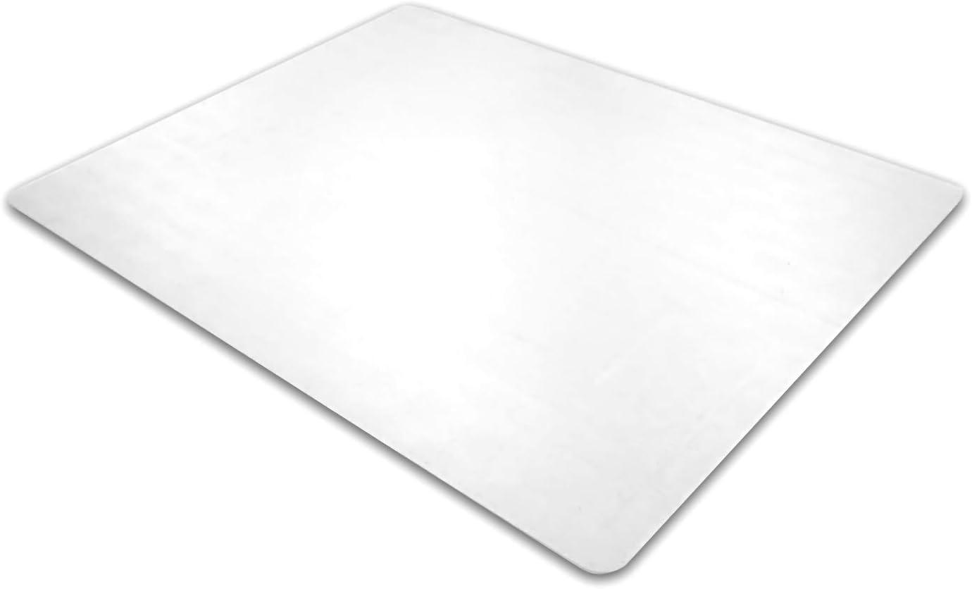 Floortex Valuemat Plus Polycarbonate Rectangular Chair Mat for Hard Floor