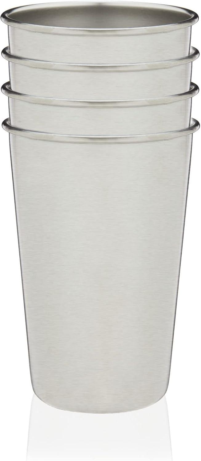 True Stainless Steel Pint Glasses