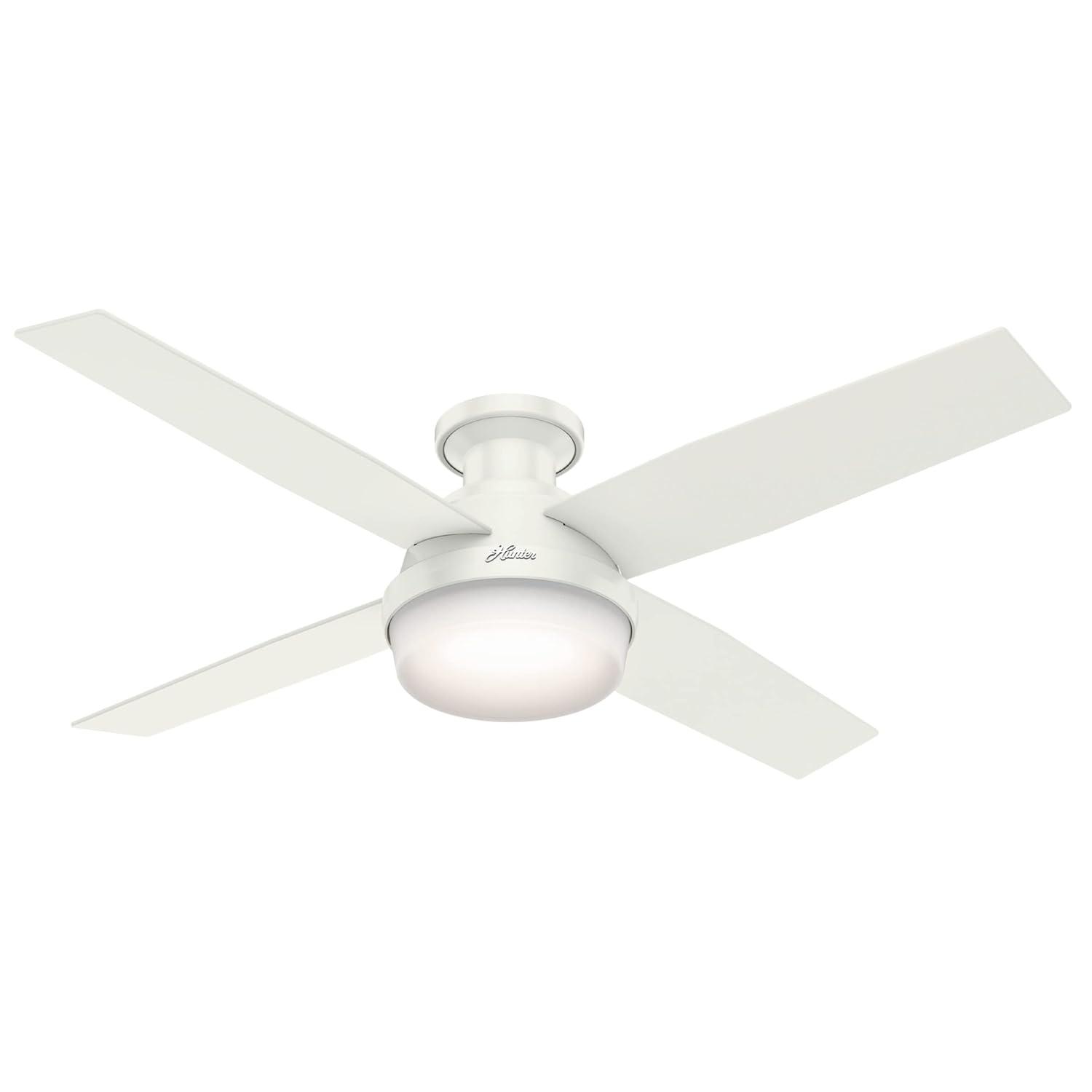 Kieous Gap Ceiling Fan with LED Lights